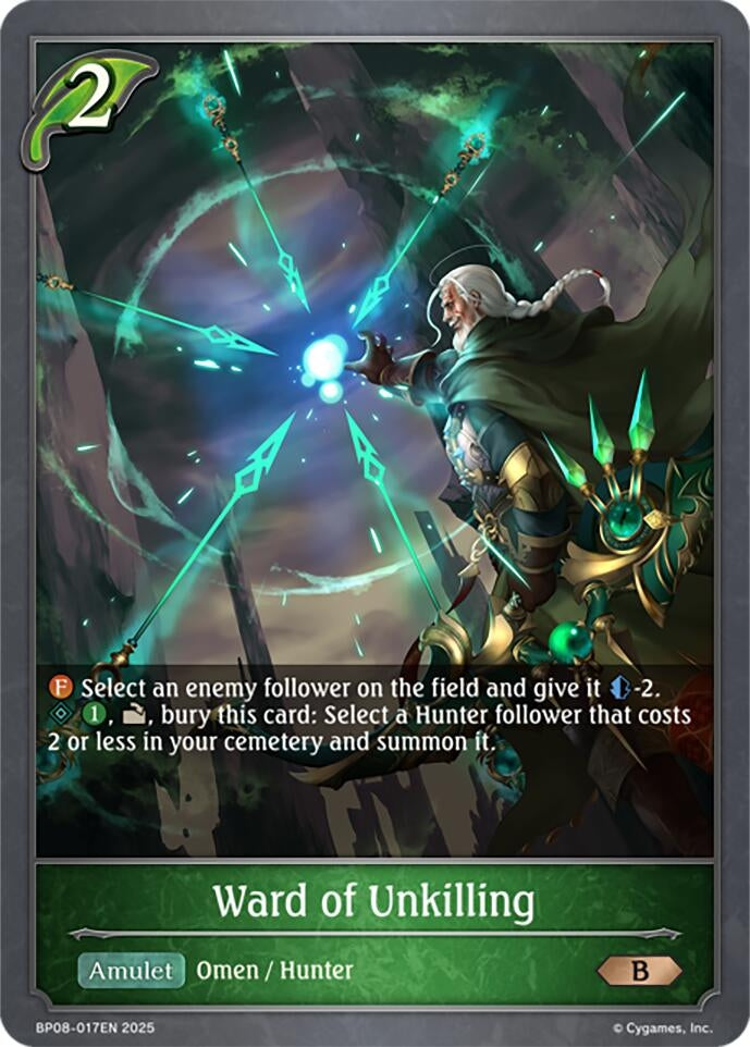 Image for Ward of Unkilling (BP08: Alterchaotica) (BP08-017EN) - Shadowverse: Evolve
