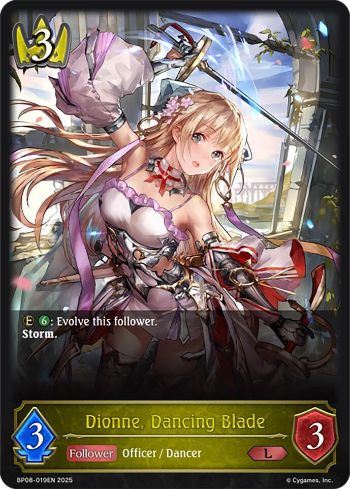 Image for Dionne, Dancing Blade (BP08: Alterchaotica) (BP08-019EN) - Shadowverse: Evolve