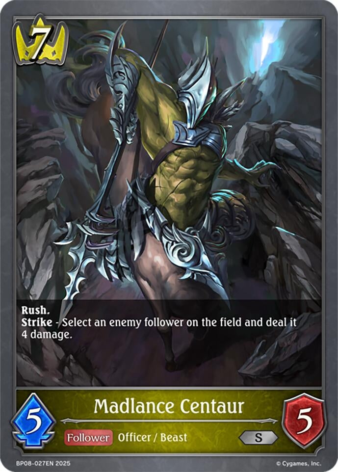 Image for Madlance Centaur (BP08: Alterchaotica) (BP08-027EN) - Shadowverse: Evolve