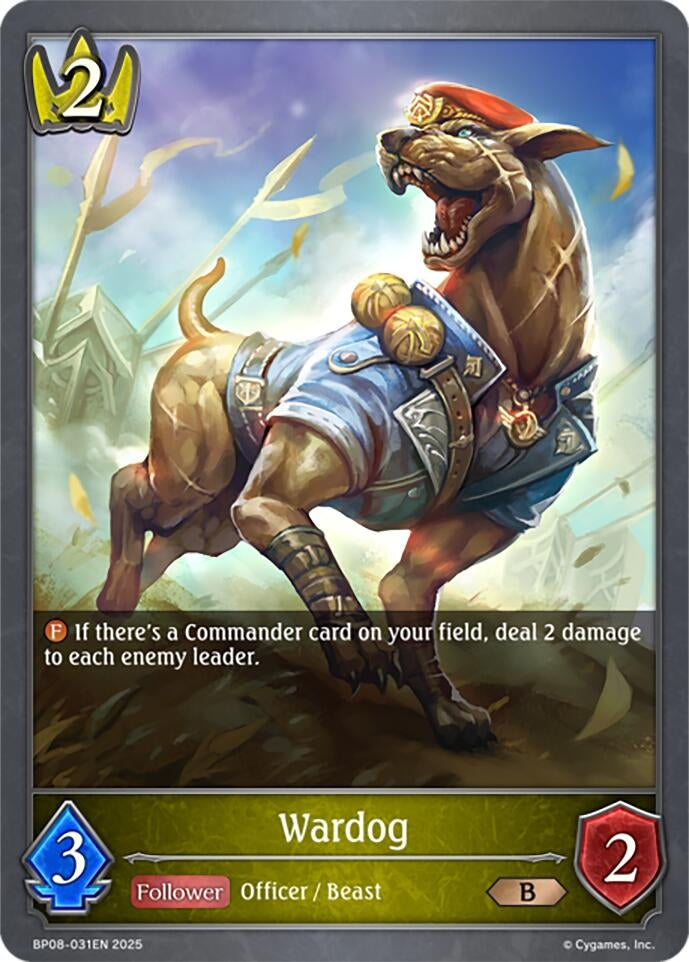 Image for Wardog (BP08: Alterchaotica) (BP08-031EN) - Shadowverse: Evolve