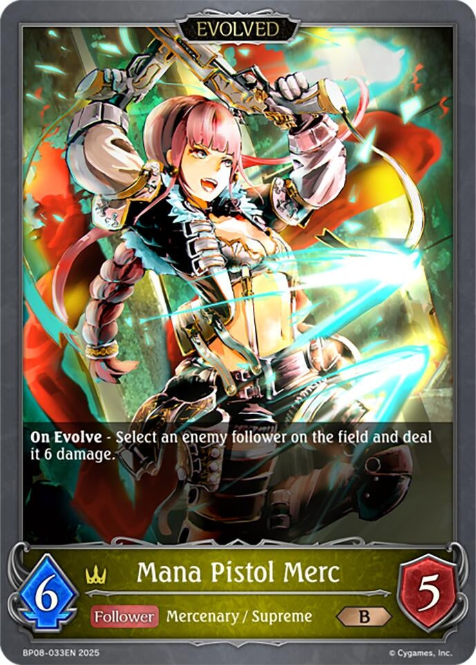 Image for Mana Pistol Merc (Evolved) (BP08: Alterchaotica) (BP08-033EN) - Shadowverse: Evolve