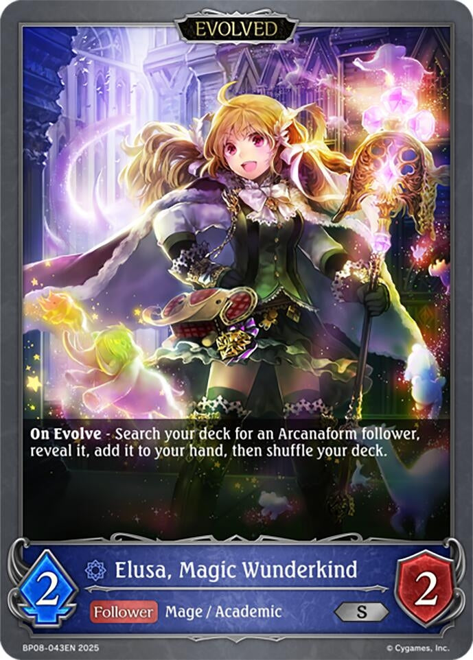 Image for Elusa, Magic Wunderkind (Evolved) (BP08: Alterchaotica) (BP08-043EN) - Shadowverse: Evolve