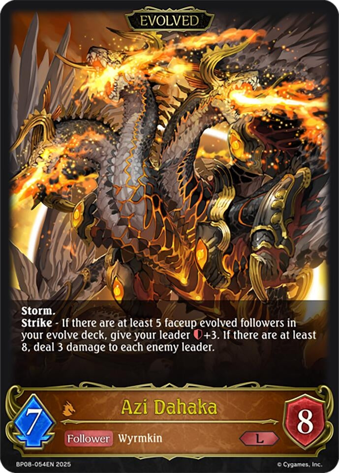 Image for Azi Dahaka (Evolved) (BP08: Alterchaotica) (BP08-054EN) - Shadowverse: Evolve