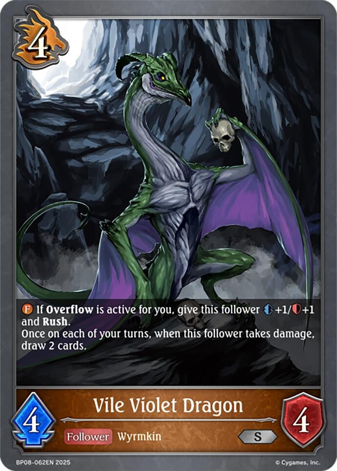 Image for Vile Violet Dragon (BP08: Alterchaotica) (BP08-062EN) - Shadowverse: Evolve