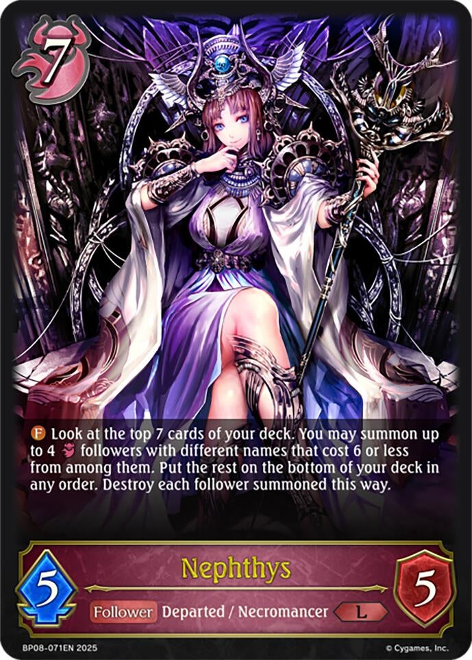 Image for Nephthys (BP08: Alterchaotica) (BP08-071EN) - Shadowverse: Evolve