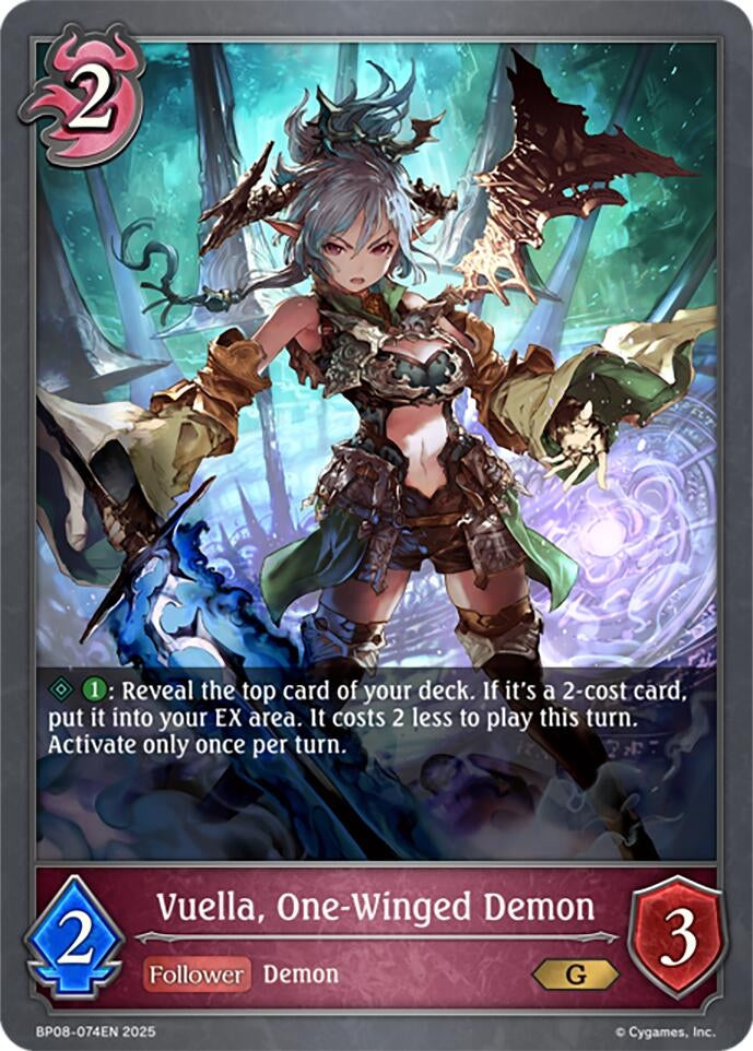 Image for Vuella, One-Winged Demon (BP08: Alterchaotica) (BP08-074EN) - Shadowverse: Evolve