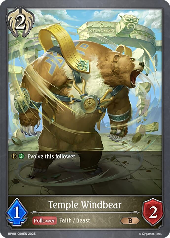 Image for Temple Windbear (BP08: Alterchaotica) (BP08-099EN) - Shadowverse: Evolve