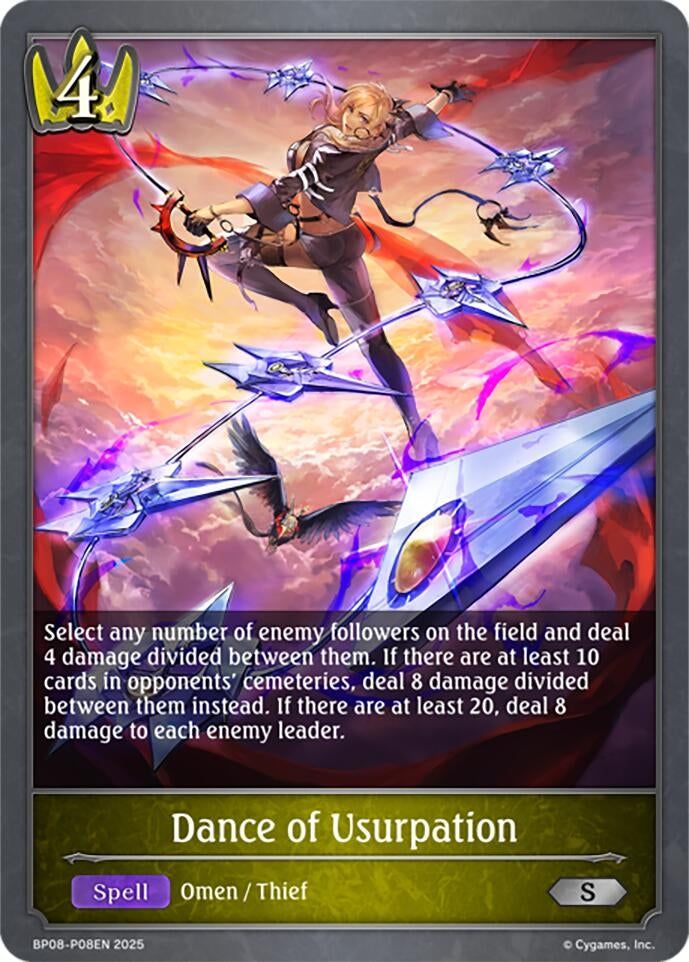 Image for Dance of Usurpation - P08EN (Foil) (BP08: Alterchaotica) (BP08-P08EN) - Shadowverse: Evolve
