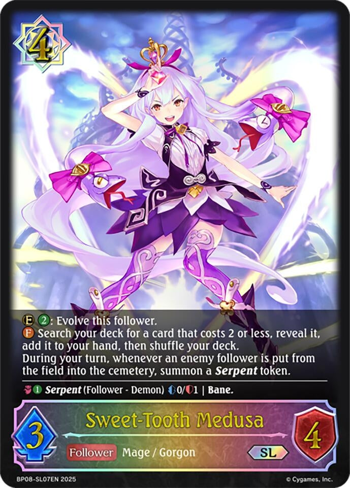 Image for Sweet-Tooth Medusa (SL) (BP08: Alterchaotica) (BP08-SL07EN) - Shadowverse: Evolve