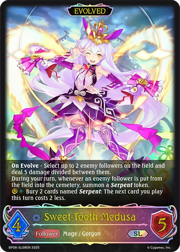 Image for Sweet-Tooth Medusa (Evolved) (SL) (BP08: Alterchaotica) (BP08-SL08EN) - Shadowverse: Evolve