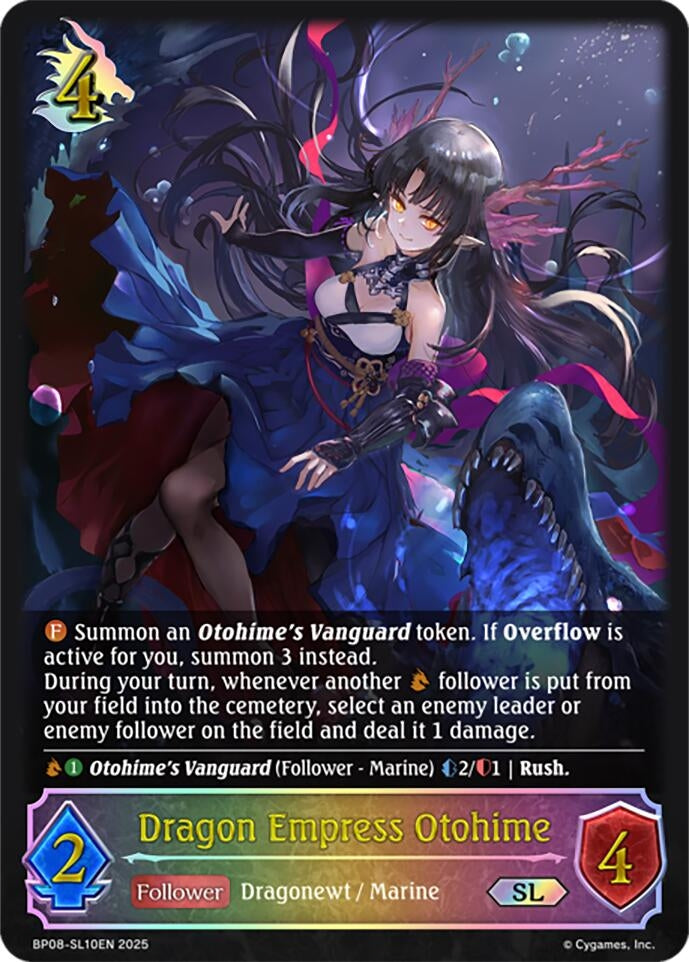 Image for Dragon Empress Otohime (SL) (BP08: Alterchaotica) (BP08-SL10EN) - Shadowverse: Evolve