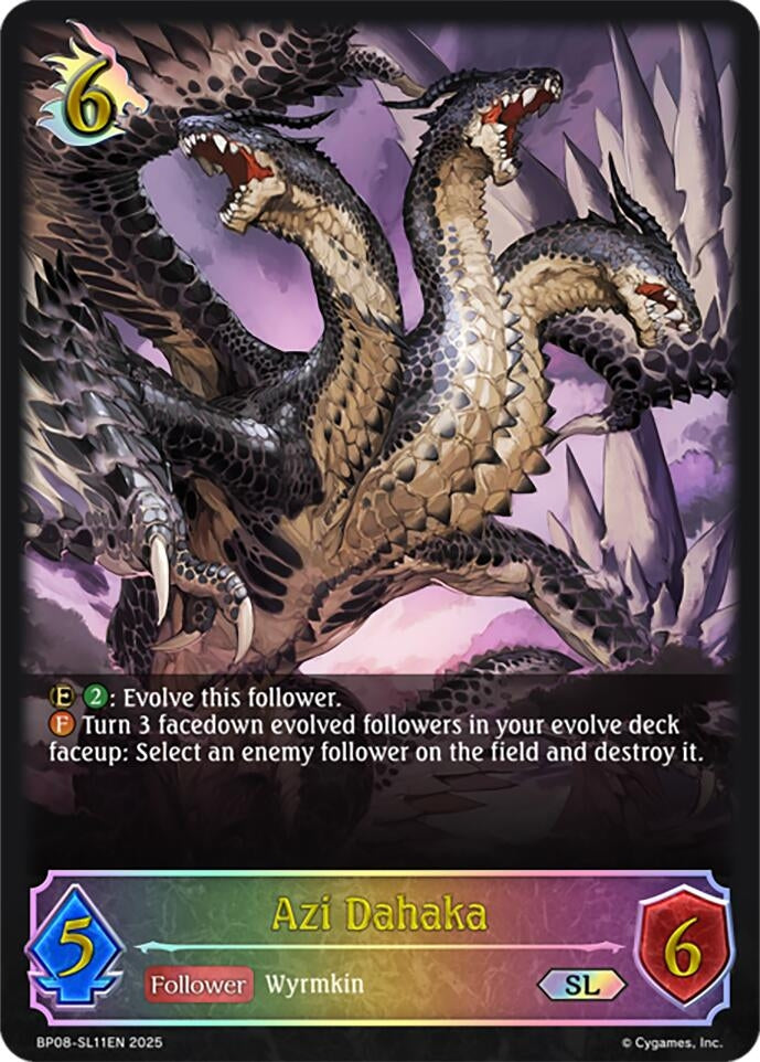 Image for Azi Dahaka (SL) (BP08: Alterchaotica) (BP08-SL11EN) - Shadowverse: Evolve