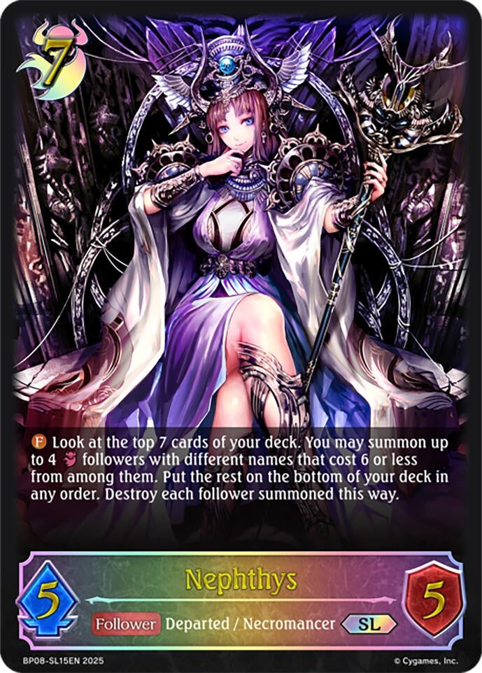Image for Nephthys (SL) (BP08: Alterchaotica) (BP08-SL15EN) - Shadowverse: Evolve