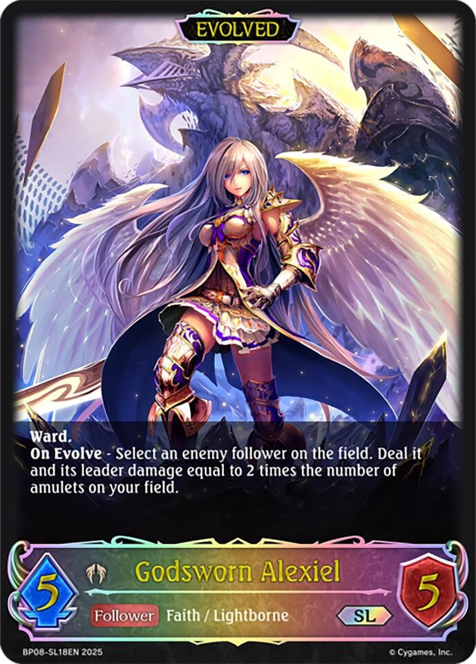 Image for Godsworn Alexiel (Evolved) (SL) (BP08: Alterchaotica) (BP08-SL18EN) - Shadowverse: Evolve