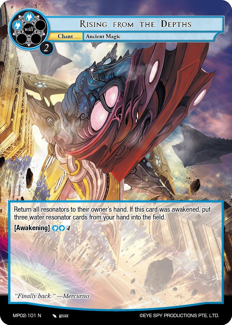 Image for Rising from the Depths (Masterpiece Collection 02 "Fates Reunited!") (MP02-101 N) - Force of Will