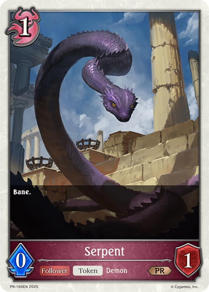 Image for Serpent - PR-196 (Shadowverse: Evolve Promo Cards) (PR-196EN) - Shadowverse: Evolve