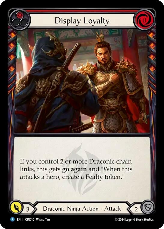 Image for Display Loyalty (Red) (Blitz Deck: The Hunted - Cindra) (CIN010) - Flesh and Blood TCG