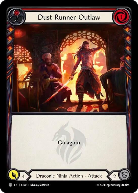 Image for Dust Runner Outlaw (Red) (Blitz Deck: The Hunted - Cindra) (CIN011) - Flesh and Blood TCG
