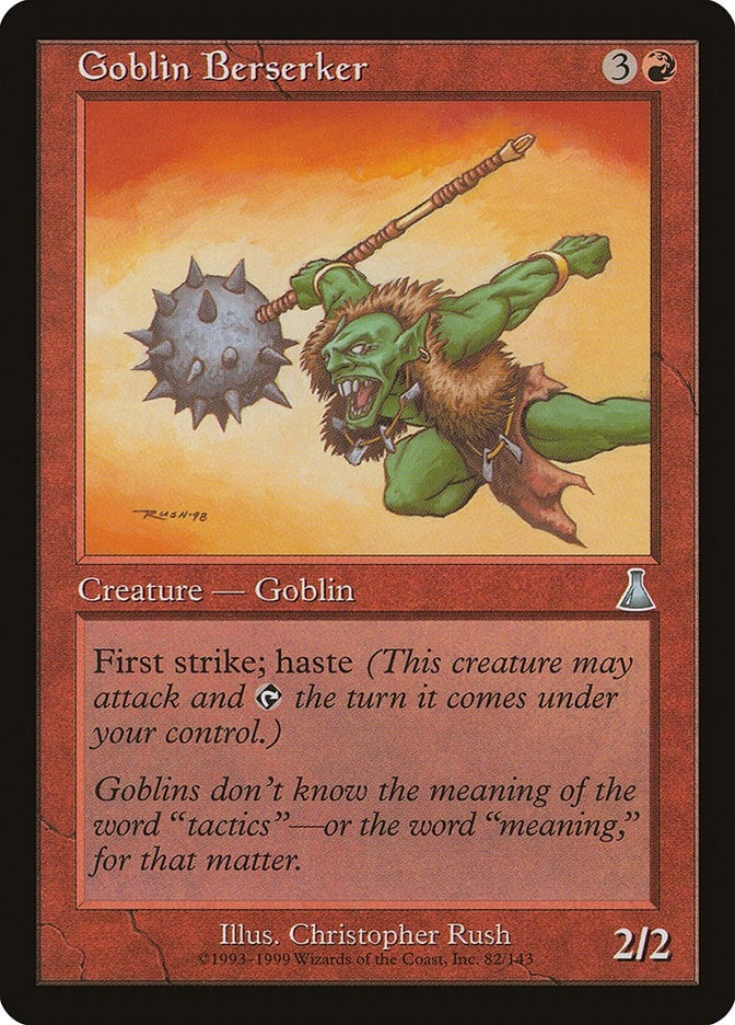 Image for Goblin Berserker (Urza's Destiny) (82) - Magic: The Gathering