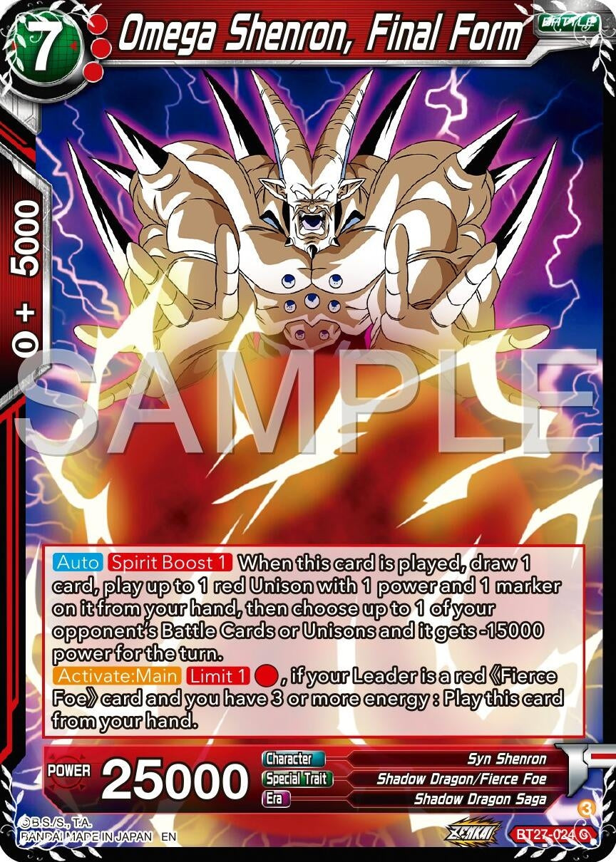 Image for Omega Shenron, Final Form (History of Z) (BT27-024) - Dragon Ball Super: Masters