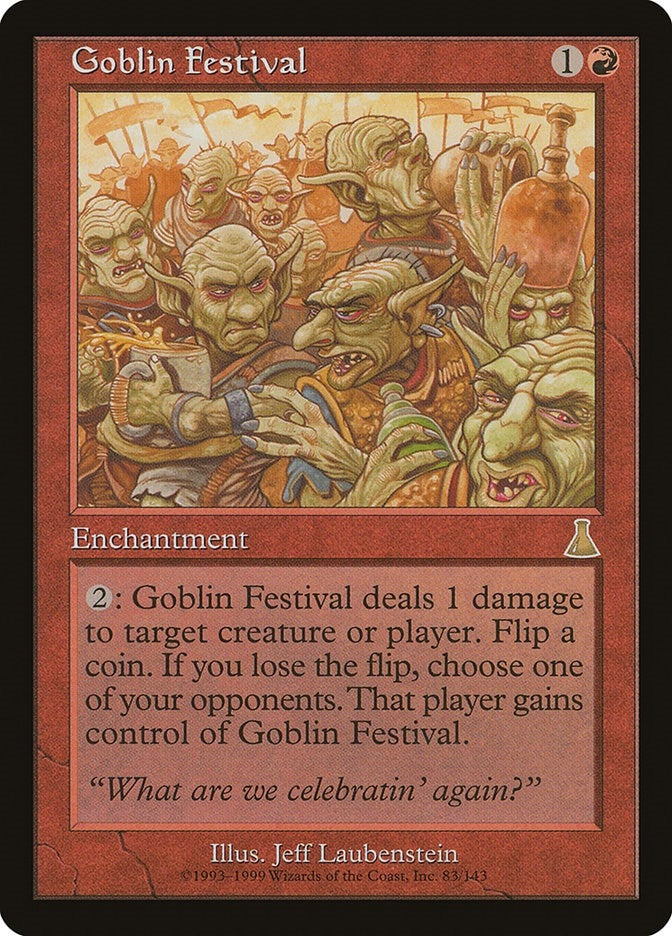 Image for Goblin Festival (Urza's Destiny) (83) - Magic: The Gathering