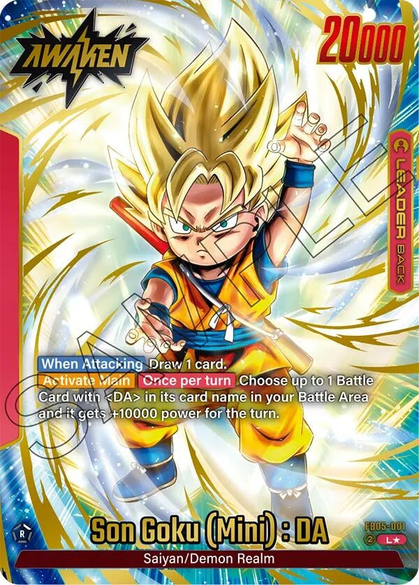 Image for Son Goku (Mini) : DA (Alternate Art) (New Adventure) (FB05-001) - Dragon Ball Super: Fusion World