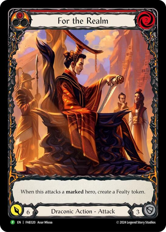 Image for For the Realm - FAB320 (Flesh and Blood: Promo Cards) (FAB320) - Flesh and Blood TCG
