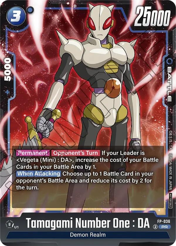 Image for Tamagami Number One : DA (Tournament and Championship Promos) (FP-036) - Dragon Ball Super: Fusion World