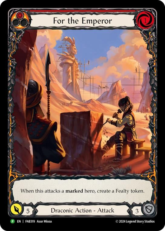 Image for For the Emperor - FAB319 (Flesh and Blood: Promo Cards) (FAB319) - Flesh and Blood TCG