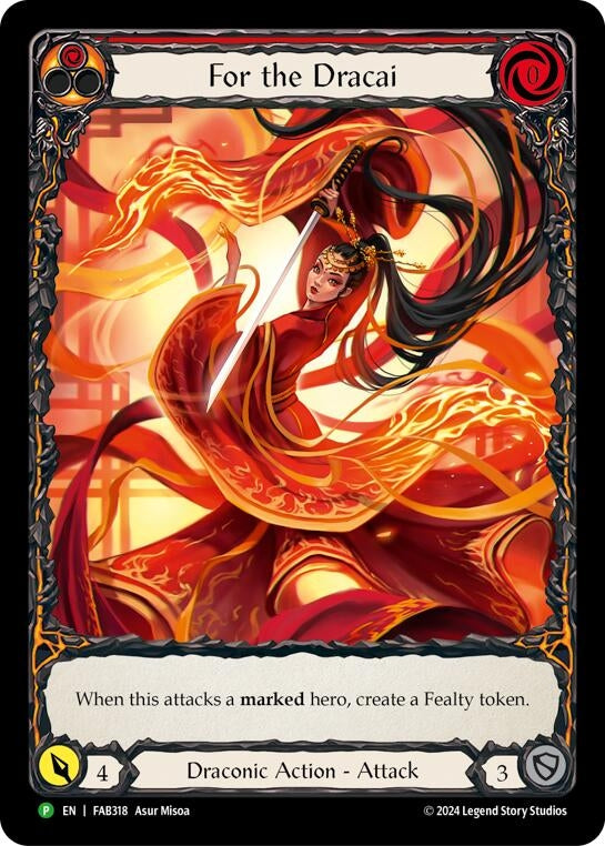 Image for For the Dracai - FAB318 (Flesh and Blood: Promo Cards) (FAB318) - Flesh and Blood TCG