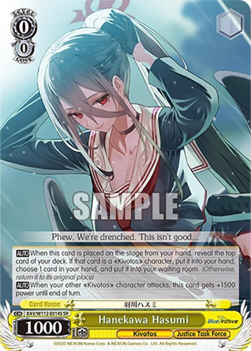 Image for Hanekawa Hasumi (SR) (Blue Archive) (BAV/W112-E014S SR) - Weiss Schwarz