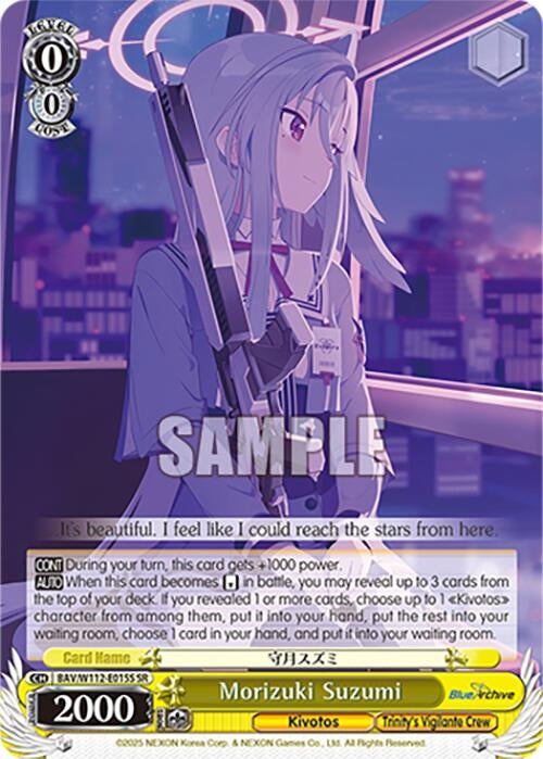 Image for Morizuki Suzumi (SR) (Blue Archive) (BAV/W112-E015S SR) - Weiss Schwarz