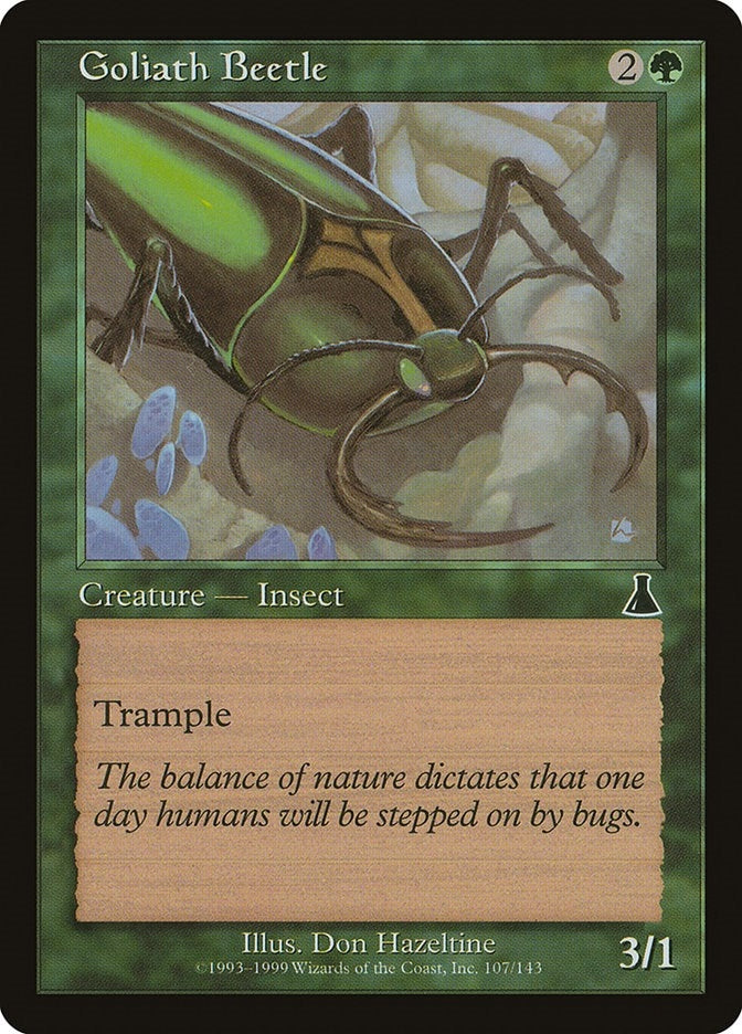 Image for Goliath Beetle (Urza's Destiny) (107) - Magic: The Gathering