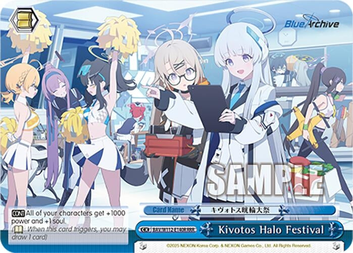 Image for Kivotos Halo Festival (RRR) (Blue Archive) (BAV/W112-E140R RRR) - Weiss Schwarz