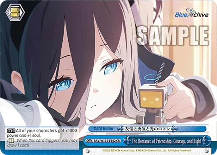 Image for The Romance of Friendship, Courage, and Light (Blue Archive) (BAV/W112-E142 CR) - Weiss Schwarz