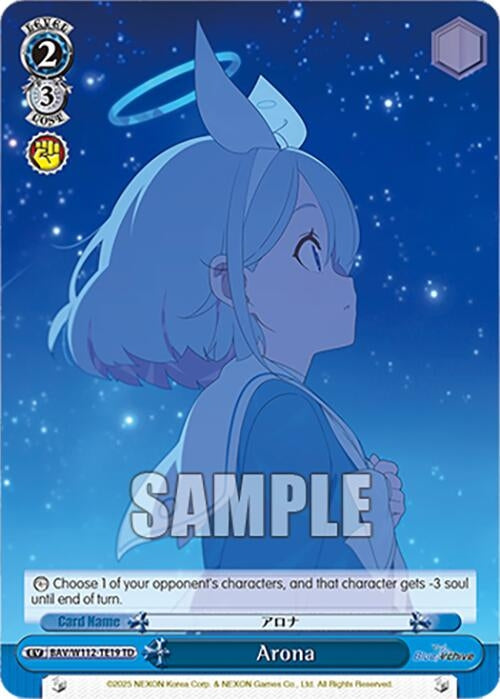 Image for Arona (Blue Archive) (BAV/W112-TE19 TD) - Weiss Schwarz