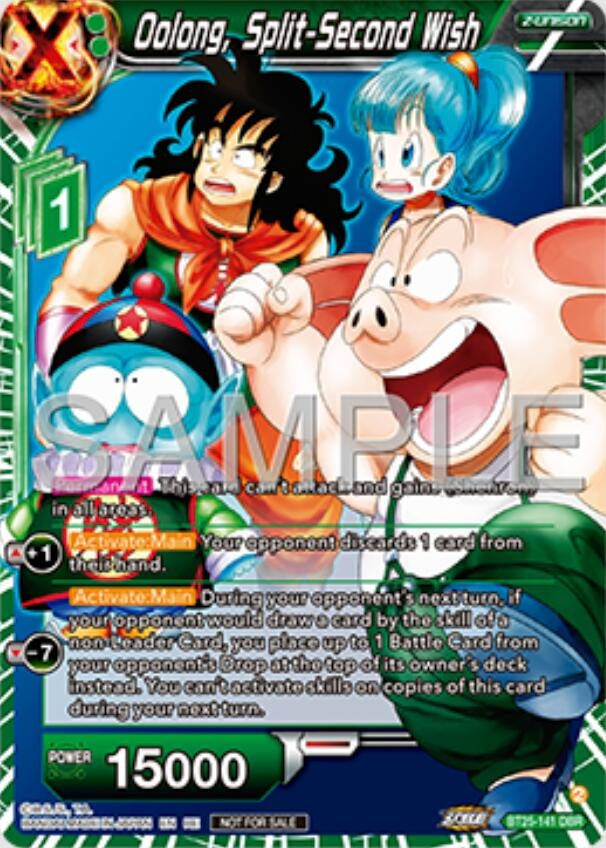 Image for Oolong, Split-Second Wish (Deluxe Pack 2025 Vol.1) (Promotion Cards) (BT25-141) - Dragon Ball Super: Masters