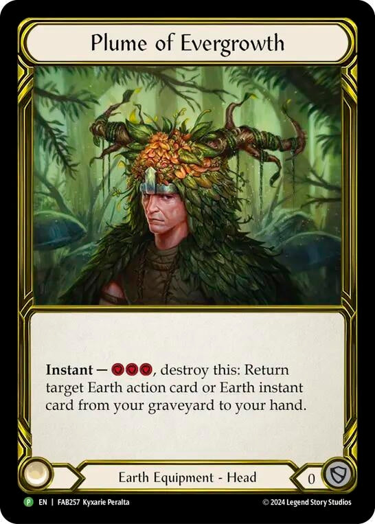 Image for Plume of Evergrowth - FAB257 (Flesh and Blood: Promo Cards) (FAB257) - Flesh and Blood TCG