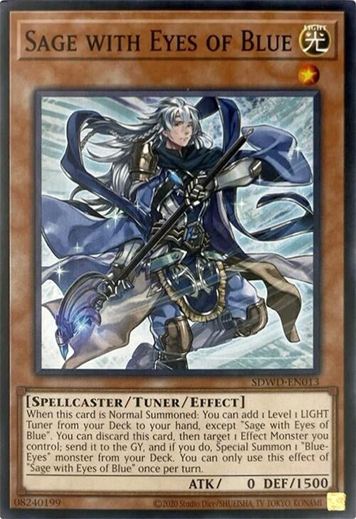 Image for Sage with Eyes of Blue (Unlimited Misprint) (Structure Deck: Blue-Eyes White Destiny) (SDWD-EN013) - YuGiOh