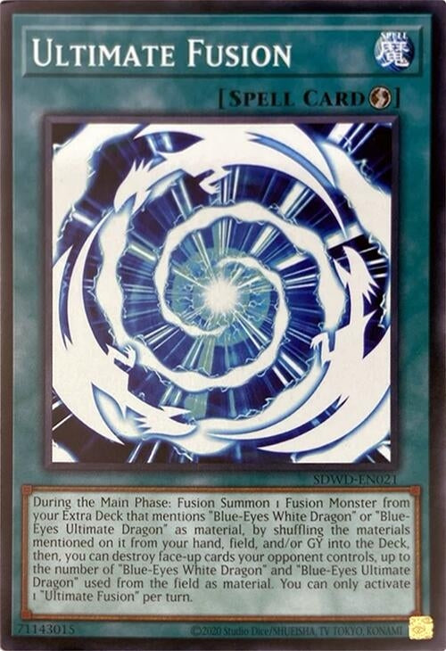 Image for Ultimate Fusion (Unlimited Misprint) (Structure Deck: Blue-Eyes White Destiny) (SDWD-EN021) - YuGiOh