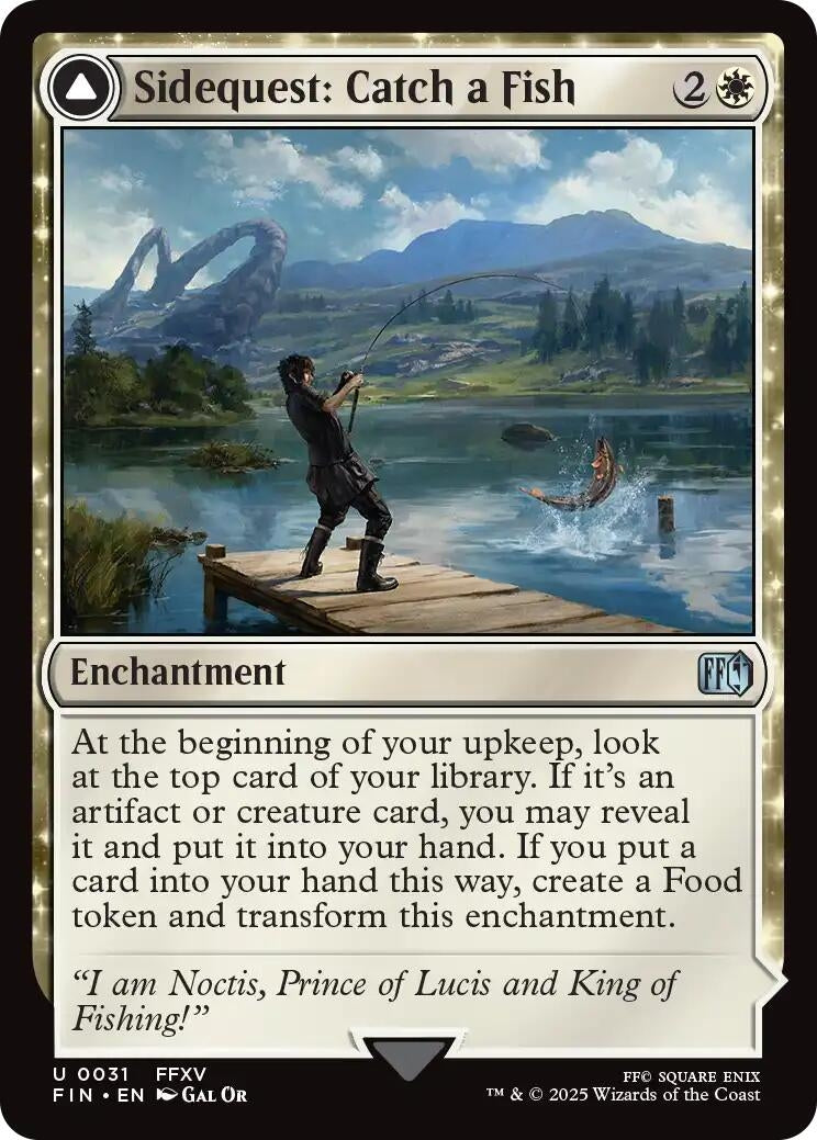 Image for Sidequest: Catch a Fish // Cooking Campsite (Universes Beyond: FINAL FANTASY) (31) - Magic: The Gathering