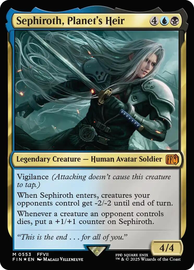 Image for Sephiroth, Planet's Heir (Universes Beyond: FINAL FANTASY) (553) - Magic: The Gathering