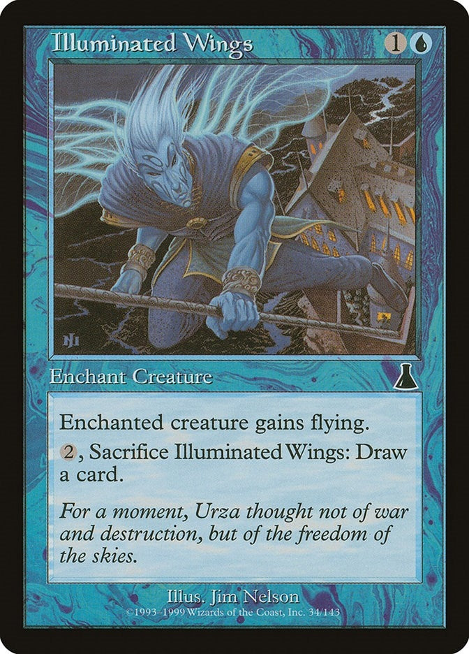 Image for Illuminated Wings (Urza's Destiny) (34) - Magic: The Gathering