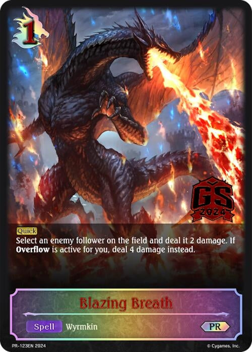 Image for Blazing Breath - PR-123 (Shadowverse: Evolve Promo Cards) (PR-123EN) - Shadowverse: Evolve