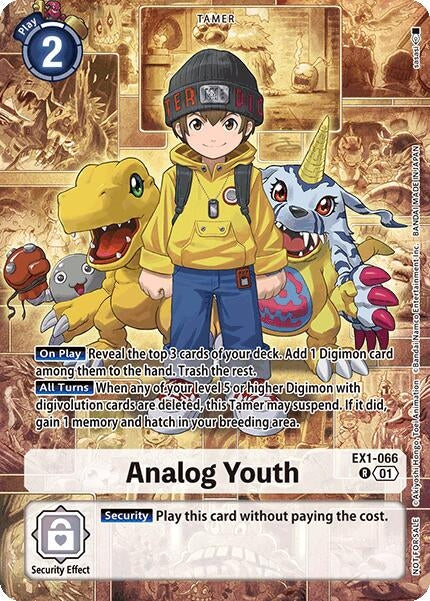 Image for Analog Youth (Special Event Pack 2025) (EX01) (EX1-066 R) - Digimon Card Game