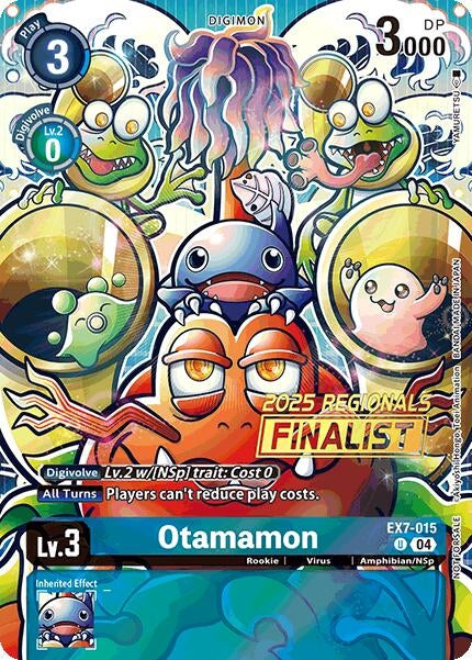 Image for Otamamon (2025 Regionals Finalist) (EX07) (EX7-015 U) - Digimon Card Game