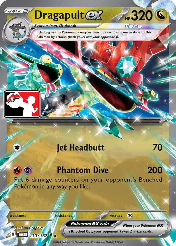 Image for Dragapult ex (Prize Pack Series Cards) (130/167) - Pokemon