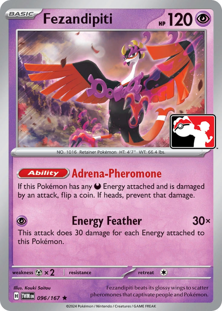 Image for Fezandipiti (Prize Pack Series Cards) (096/167) - Pokemon
