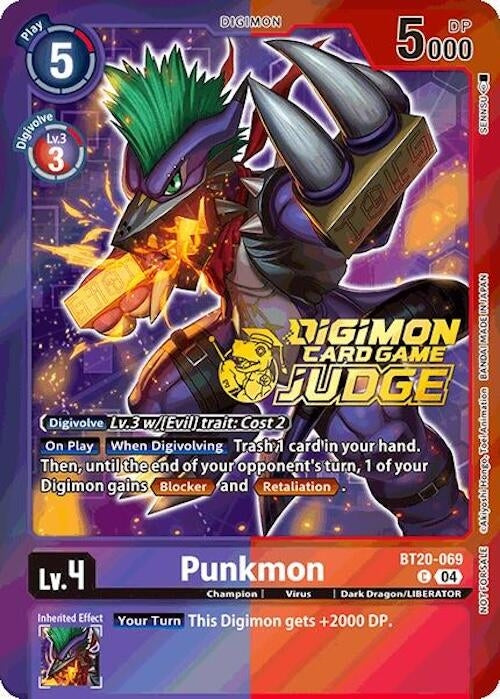 Image for Punkmon (Judge Pack 2025 Wave 1) (BT19-20) (BT20-069 C) - Digimon Card Game