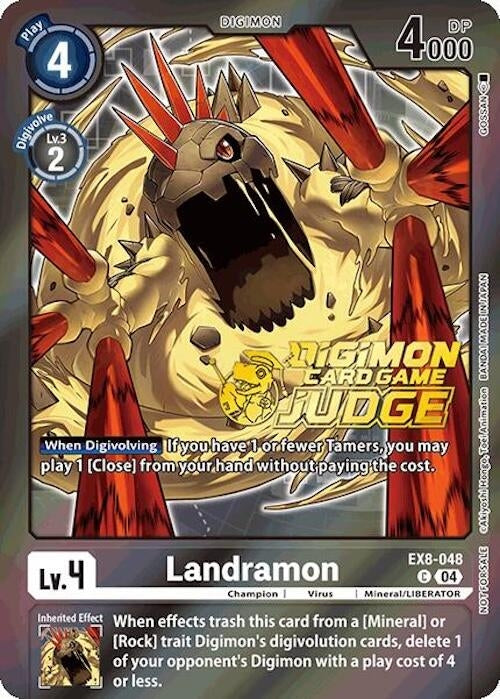 Image for Landramon (Judge Pack 2025 Wave 1) (EX8-048 C) - Digimon Card Game